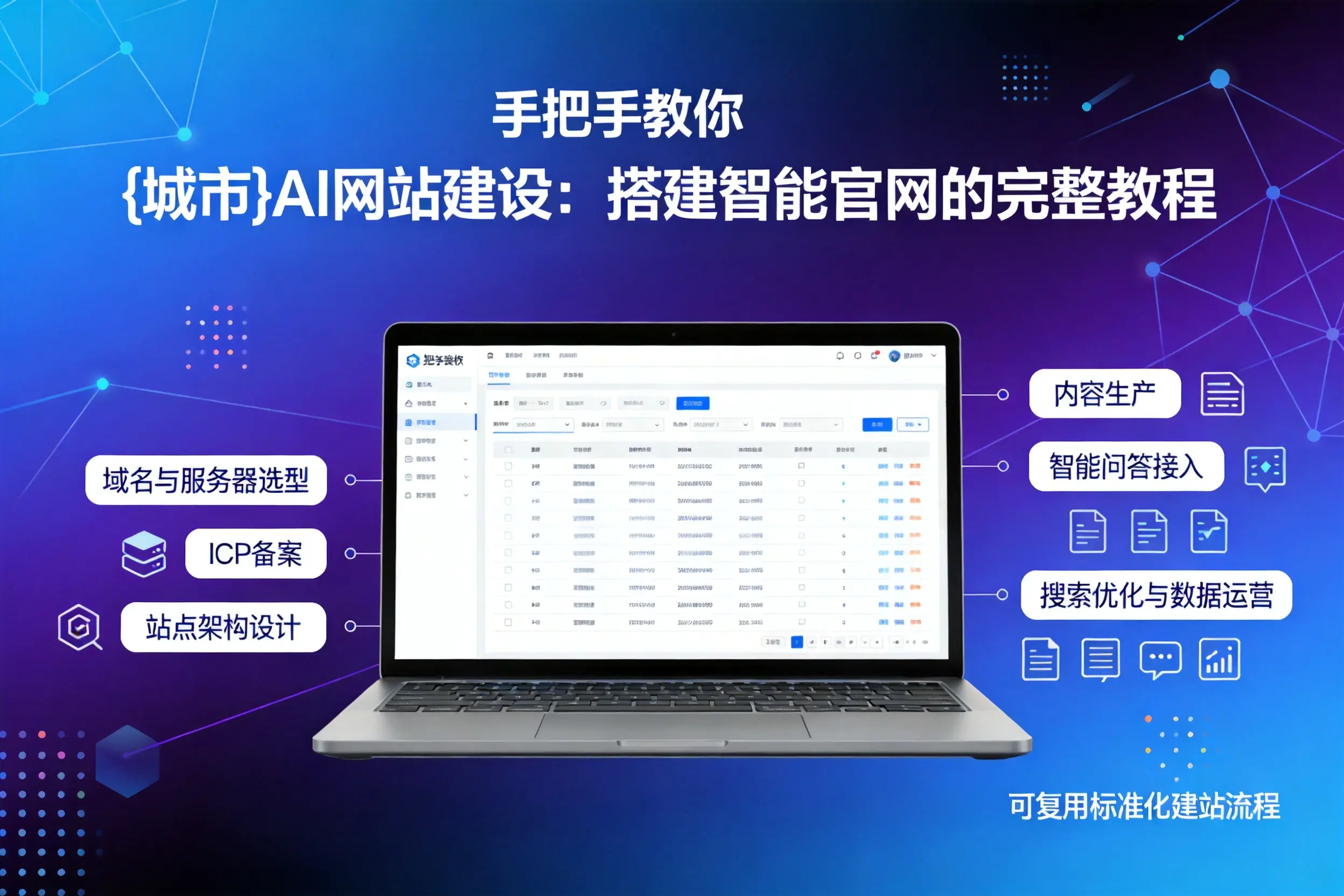 手把手教你惠州AI网站建设：搭建智能官网的完整教程