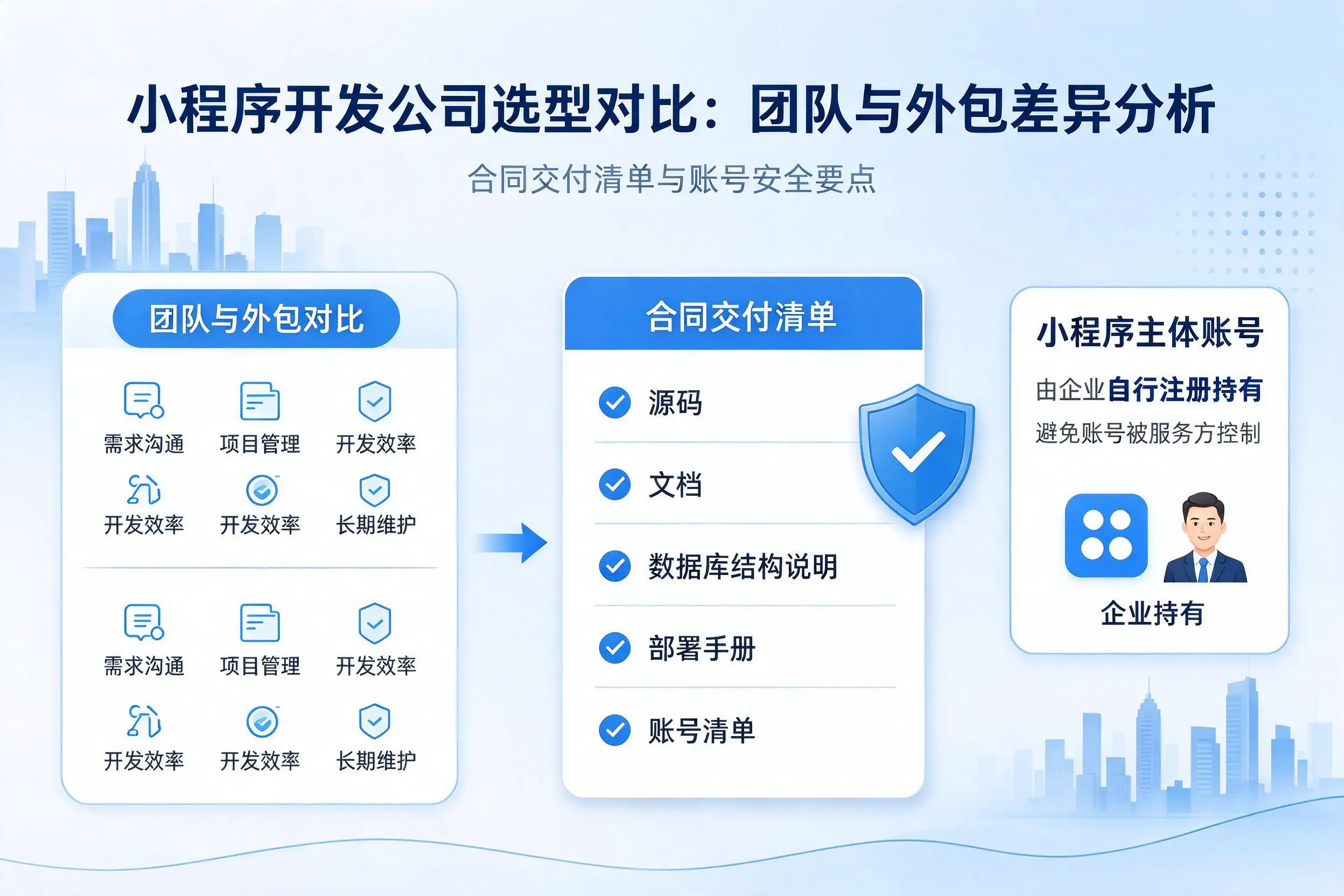 惠州小程序开发公司选型对比：团队与外包差异分析