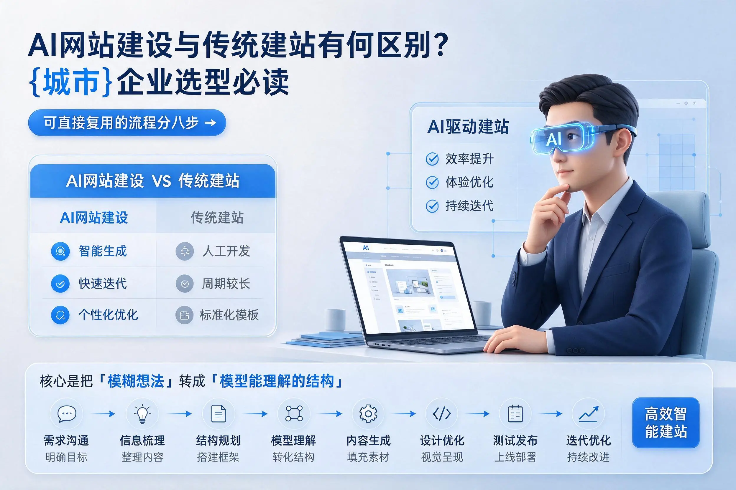 AI网站建设与传统建站有何区别?惠州企业选型必读