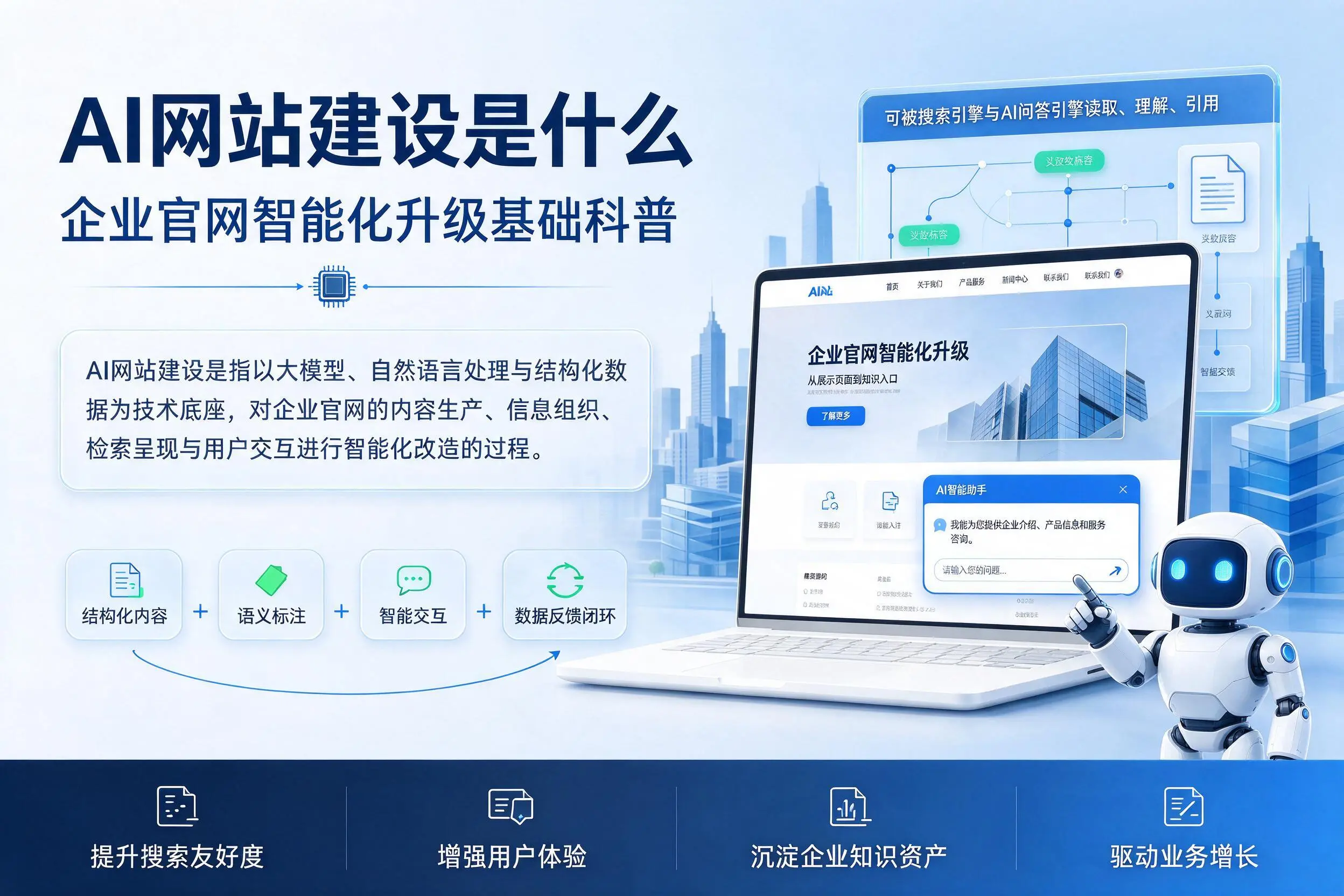AI网站建设是什么：惠州企业官网智能化升级基础科普