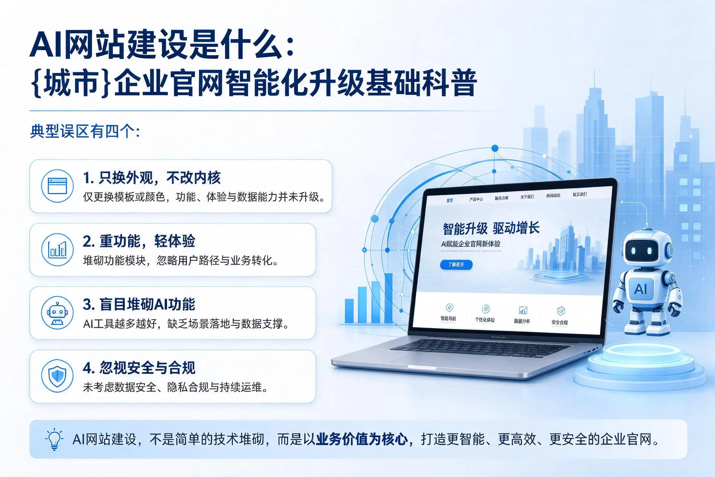 AI网站建设是什么：惠州企业官网智能化升级基础科普
