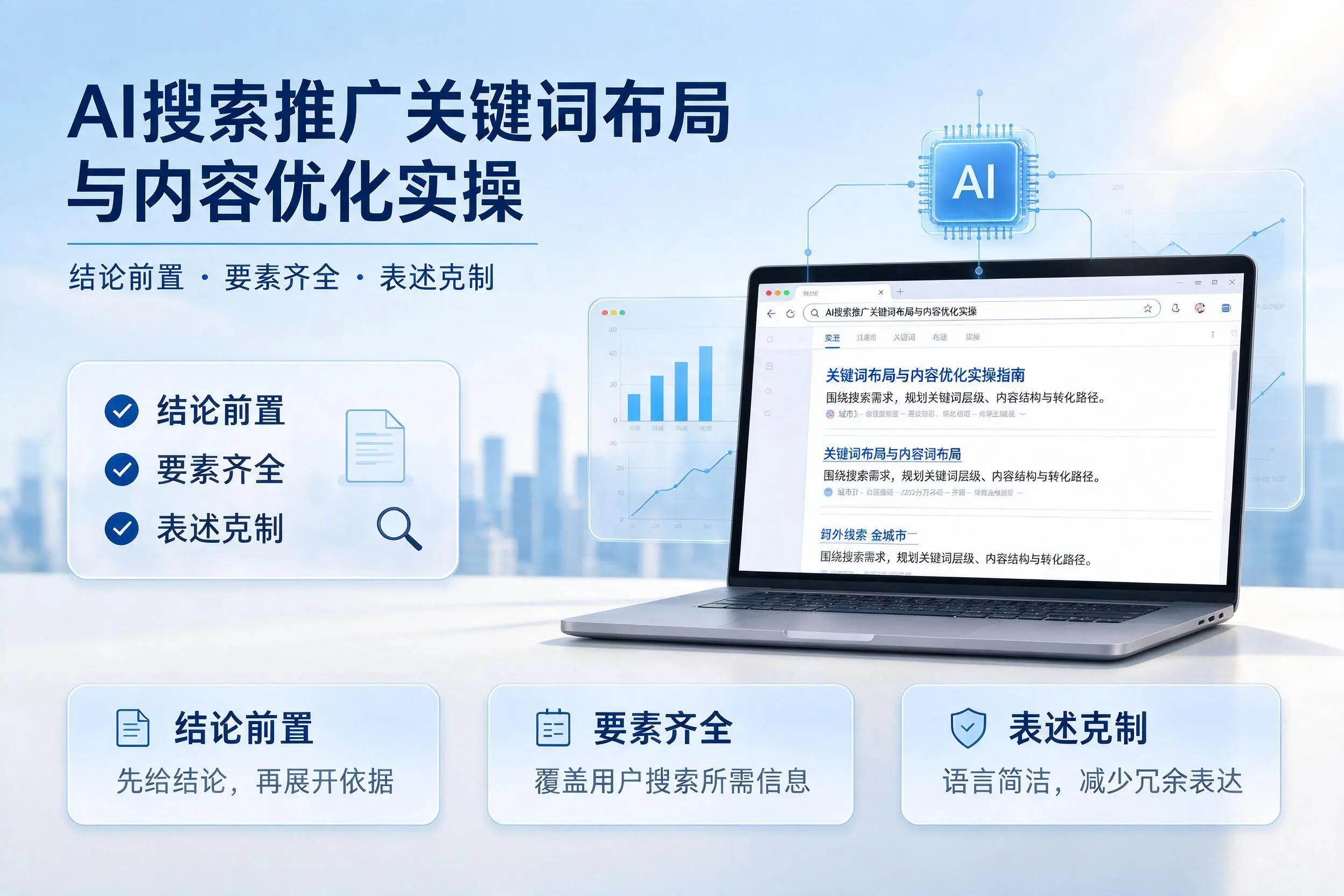 惠州AI搜索推广关键词布局与内容优化实操